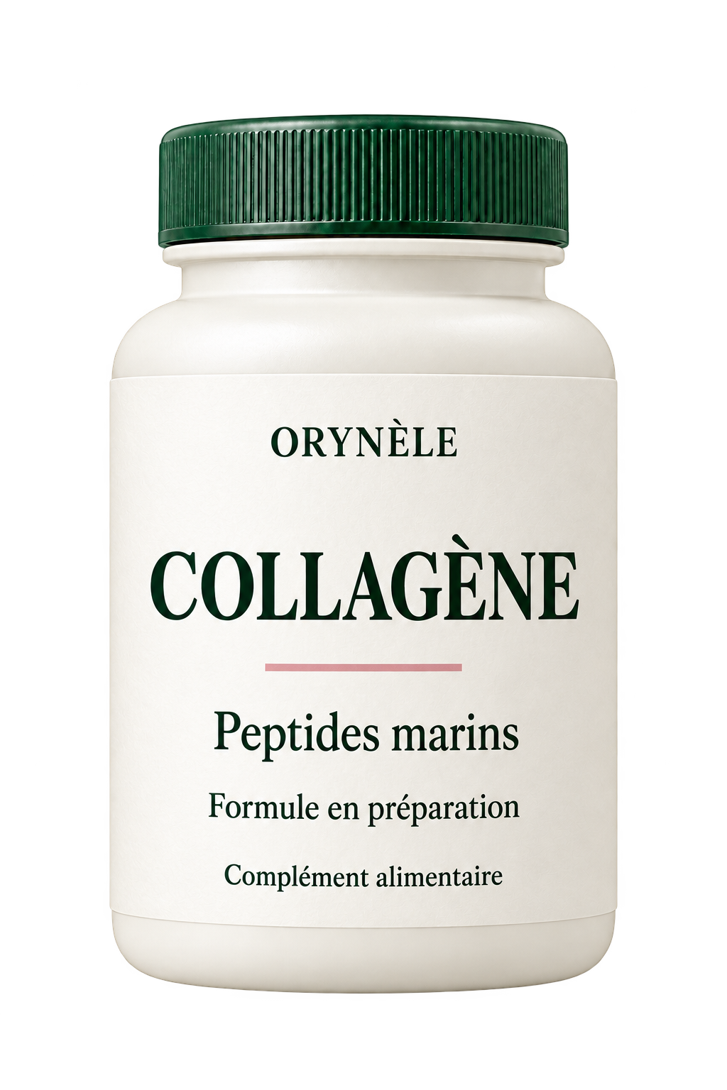 Concept de flacon ORYNÈLE Collagène marin