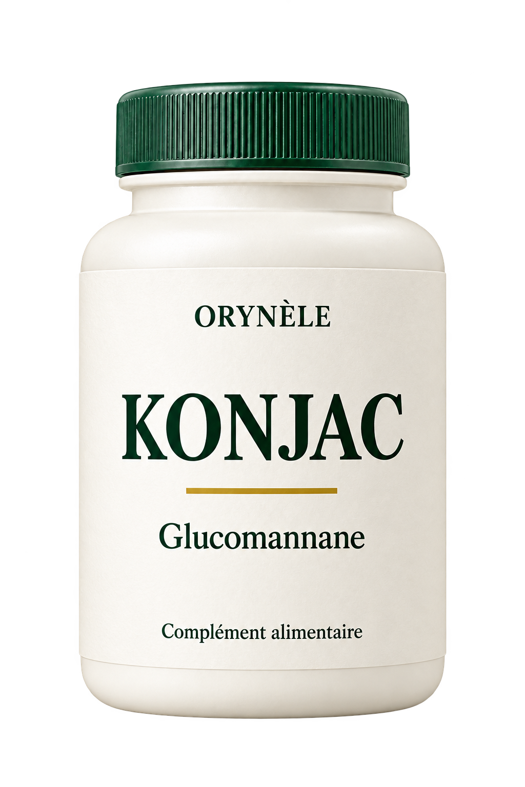 Concept de flacon ORYNÈLE Konjac